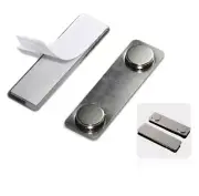 10x Strong Magnetic Name Badge | Metal Name Tag | Rare Earth Neo Badge Holder