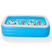 cenadinz Family Swim Play Center Blow Up Kiddie Inflatable Pool Large Spacious
