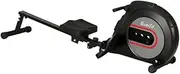 Everfit Elastic Rope Resistance Rowing Machine, Foldable Rower Home Gym Fitness Equipment Cardio Workout Exercise, Adjustable 4 Levels 150KG Weight Capacity Black