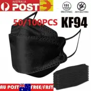 ✨KF94 4-Layer Disposâble Face Masks 10/100PCS Filter 3D Mouth Face Masks Cover*
