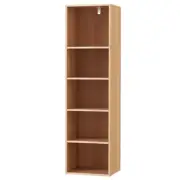 Artiss Bookshelf 5 Tiers Display Book Cube Shelves CD DVD Storage MILO Pine