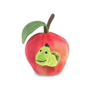 Folkmanis Worm in Apple Finger Puppet Kids/Children Activity Animal Play Toy 3y+