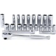 Titan 22-Piece 3/8" Drive Metric Socket Set 68201 - BRAND NEW
