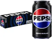 Pepsi Zero-Sugar Soda 12 Fl Oz -12 Cans