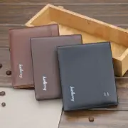 Stylish Men's Bifold Leather Wallet ID Credit Card Holder Billfold Purse Clutch