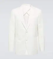 [Orlebar Brown] Orlebar Brown Thasos Beach linen and cotton blazer AU 90 white