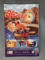 2005 Video Game Print Ad - DRAGON BALL Z - BUDOKAI TENKAICHI - PS PS2 ATARI