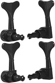 JOINPAYA Electric Guitar Tuning Pegs Guitar Tuning Keys Bass Guitar Tuning Pegs Sealed Tuning Knobs Black 4 Pieces Set