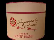 SINCERELY AUBREE PERFUMED DUSTING POWDER 6 OZ (Please Read Description)