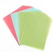 Colored Vellum Paper,90 Sheets 3 Colors Transparent Vellum Paper 4.25x5.5inch Translucent Printable Clear Vellum Sheets for Printing Drawing Ink Jet Laser Printer Arts Crafts Scrapbook Vellum