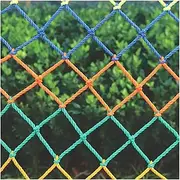 Colorful Nylon Mesh Child Safety Net Anti Falling Net Balcony Window Staircase Deck Football Field Fence Protection Baby Cat Dog(1.5mx5m,Dia 6MM Mesh10x10CM)