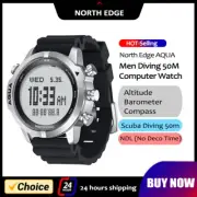 NORTH EDGE Mens Smart Watch Professional Dive Computer Watch Scuba Diving NDL (N