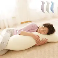 在飛比找松果購物優惠-【Bunny】日式親膚多功能枕 男朋友海馬抱枕 舒眠親子孕婦