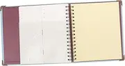 HOODANCOS Photo Receipt Book Commemorative Ticket Holder Portable Memory Card Album Travel Photos Organizer Cards Storage Train Ticket Case Souvenir Book Random Color