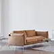 北歐科技布皮沙發美式工業民宿簡約雙人三人做舊復古乳膠藝術沙發沙發 客廳沙發 三人沙發 美式沙發