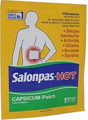 [Salonpas] Hot Capsicum Patch 1 Each (Pack of 12)