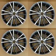 For Toyota Corolla OEM Design Wheel 16" 2016-2019 Machined GREY 4 PCS Rim 75150B (for: Toyota)