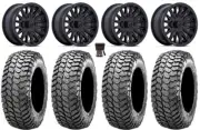 MSA Creed 15" Wheels Black 29" Liberty Tires Polaris RZR XP 1000 / PRO XP