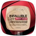 L'Oreal Paris Infallible Up to 24H Fresh Wear Foundation Powder, Ivory 0.31 oz..