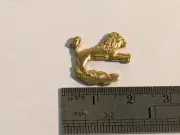 Ship Model Fittings Parts Gilt metal Lion Hull Decor 20mm x 15mm