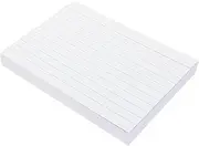 Gadpiparty 200pcs Heavyweight Ruled Index Cards for School and Office Use Thick Lined Note Cards for Notetaking Flashcards and Presentations Horizontal Design for Easy Organization