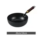 Wok Pan Uncoated Hanging Ring Cooking General Induction Cooker Nonstick Wok