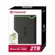 Transcend 創見 25M3S 2TB 鐵灰色 USB3.1 2.5吋 超薄行動外接硬碟(TS2TSJ25M3S)