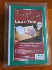 Darice Embossing Essentials Light Box Makes Embossing Tracing Easy 6” x 9“