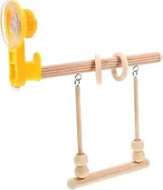 Generic Suction Cup Parrot Stand Durable Perch for Interactive Play Bird Training and Chewing for Birds Enhances Bonding and Curiosity
