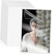 BESPORTBLE Self-Adhesive Photo Laminating Sheets 50 Sheets Laminating Pouches for Stickers Protect Photos