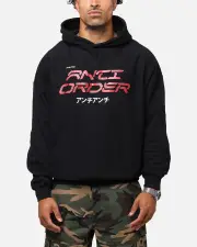 [The Anti Order] The Anti Order Tori Boxy Hoodie Black/red - Size XL XL Black/Red