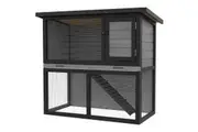 OppsbuyRabbit Hutch Wooden Bunny Cage Waterproof Pet House Chicken Coop Guinea Pig House