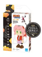 Nanoblock Naruto Shippunden, SAKURA HARUNO, NBCC-136, Level 2 & 160 Pieces. NEW