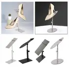 Shoes Rack Shoes Display Prop Adjustable Height Footwear Storage Heavy Base Rust