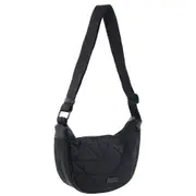 Pierre Cardin Ladies Nylon Crescent Cross-Body Bag Womens Bag - Black