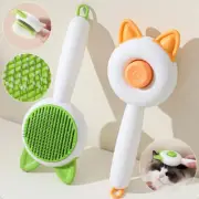 Self-Cleaning Pet Brush & Cat Comb – Effective Hair Remover and Demating Tool fo