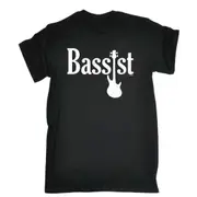 Bassist Guitar Music - Mens Funny Novelty T-Shirt Tshirts BLACK T Shirt