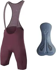 [Generic] Men Cycling Bib Shorts Racing Bike Pants Elastic Interface Pro Team Pad Riding Bib Tights MTB Bicycke Bib Short