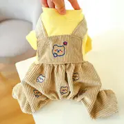 GGP Xl Beardie Bib Pants Four Legged Dog Clothes Spring/Summer Pet Outfit, Soft & Breathable