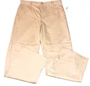 Boys OLD NAVY khaki dress pants 14 HUSKY NWT flat front straight uniform boot