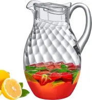 Amazing Abby - Bubbly Whirly Grand - Plastic Pitcher (96 oz, 3 Quart)