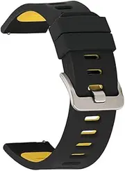 [BKUANE] Silicone Band Strap 20mm 22mm Bracelet For Garmin Vivoactive 3 4/ Forerunner 245 245M 645 / Venu SQ 2 Plus Smart Watch Wristband