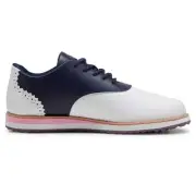 PUMA Women Avant Spikeless Golf Shoes White/Deep Navy - 24 Medium 9 NEW