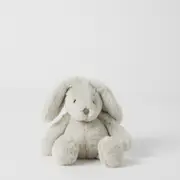 Jiggle & Giggle Grey Bunny Soft Plush-Small