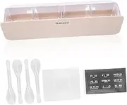 1 set Boxes Wall Mounted Spice Box Compartment Storage Holder for Condiments Kitchen Spice Jars Practical Household Supplies for Home Restaurants and Cafes