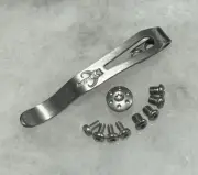 Titanium Pocket Clip w/Stainless Screws For Kershaw 2038 Iridium DuraLock Knife