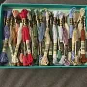 New Lot Of 30 DMC Multi Colored Skeins Made In France