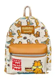 NWT Loungefly Garfield Lasagna Natures Most Perfect Food Soft Tag Mini Backpack!