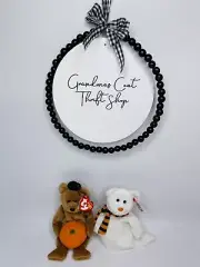 TY Beanie Babies Halloween Ghost Quivers Pumpkin Spice Spider Bear Hocus NWT