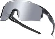 Sports Cycling Polarized Sunglasses for Men and Women, UV 400 TR90 Protection Sunglasses for Cycling, Skiing, Driving